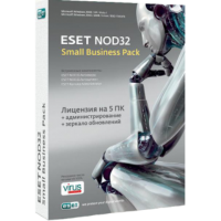 ESET NOD32 SMALL Business Pack, на 1 год, на 5 пользователей. Электронная лицензия
