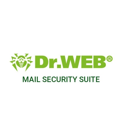 Dr.Web Mail Security Suite для бизнеса. Новая лицензия на 12 месяцев, 101-125 лицензий.